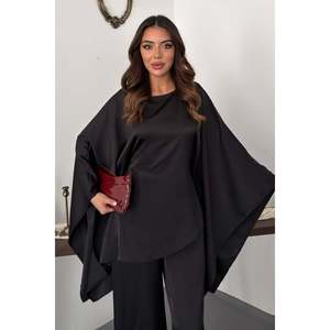 Black <b>Cape</b> Suit - Black - Product Image 3