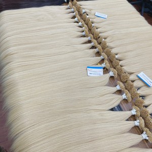 El mejor vendedor de paquetes de cabello humano al por mayor de pelo rubio a granel - Product Image 3