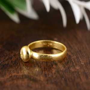 แหวนทองเหลืองคัปชูสีทองเล็กๆบางๆที่ดีที่สุดแหวนทองเหลืองแบบเปิดรูปดาวทำจากทองเหลืองบริสุทธิ์วงแหวนซ้อน - Product Image 3