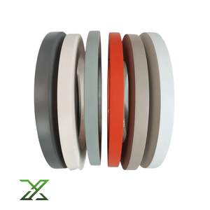 Qing Yang High Quality Eco-Friendly Strong <b>PVC</b> Wood Grain Edge Banding <b>Strip</b> for Customizable Width Thickness Home Edging - Product Image 4