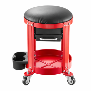 Tabouret de mécanicien roulant multi-rangements en acier laminé à froid, personnalisable, étanche, portable, facile à assembler GAPSTL017 - Product Image 3