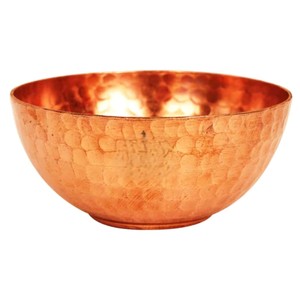 Bol en cuivre au design martelé de haute qualité Katori Bol de service et vaisselle à prix abordable - Product Image 4