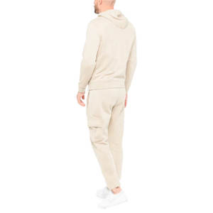 Survêtements à manches longues pour hommes, 100% coton, séchage rapide et teinture unie pour hommes - Product Image 2