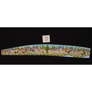 Miniature d'art mural persan sur os, peinture d'art fine faite à la main, prête pour la décoration de la maison, 9 X 2 Abcpm0225 - Product Image 1