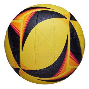 Balón de Voleibol de Cuero para Entrenamiento en Interiores y Exteriores, Color y Logotipo Personalizables, Ecológico, Suave al Tacto, Tamaño Oficial para Playa - Product Image 3