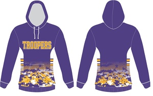 Sweat à capuche d'été respirant personnalisé pour hommes, décontracté, pour sports de plein air, football américain, 100% polyester - Product Image 3