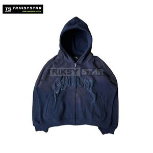 Nuevas Sudaderas con Estampado Puff para Hombre, Sudaderas con Logotipo Personalizado, Sudaderas con Estampado de Burbujas, Sudaderas de Felpa, Ropa Casual de Calle, Sudaderas Cálidas - Product Image 3