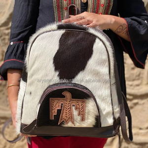 กระเป๋าเป้หนังวัวสะพายหลังแฟชั่นงานเครื่องมือทำมือมีสไตล์ใหม่กระเป๋าสะพายหลังหนังแกะมีสไตล์ตะวันตก - Product Image 3