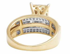 Anillo de compromiso de moissanita con diseño de forma cuadrada de lujo en plata de ley 925, joyería nupcial para boda para mujer, regalo de aniversario - Product Image 5