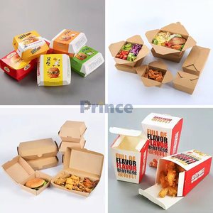 Tốc độ cao giấy nhanh chóng thực phẩm container Hộp gấp dán hình thành máy tự động ăn trưa chip salad <span class=keywords><strong>Hamburger</strong></span> hộp máy làm - Product Image 6