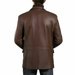 Veste d'hiver de haute qualité pour homme, en cuir, imperméable, coupe-vent, écologique, chauffante, à séchage rapide, tendance streetwear - Product Image 6