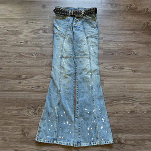 جينز رجالي ممزق بتصميم عتيق عالي الجودة مخصص للملابس الكاجوال - Product Image 4
