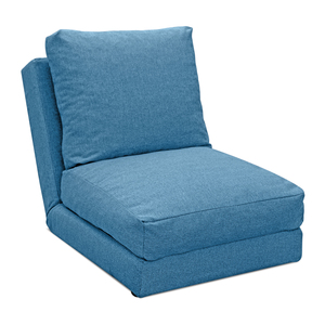 EVERGREENWEB Divano Letto Futon Moderno Senza Braccioli e Schienale, Pieghevole a 5 Livelli, Pouf Comodo 2-in-1 Convertibile Singolo con Rivestimento Rimovibile - Product Image 1
