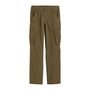 2025 été Top vente femmes pantalons amples décontracté solide pantalon coton respirant plusieurs poches Cargo pantalon pour femmes - Product Image 5