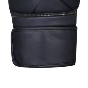 ถุงมือชกมวยหนัง PU ระบายอากาศได้ดีถุงมือฝึกชกมวยแบบมืออาชีพมีแผ่นรองกันลม - Product Image 4