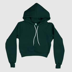 เสื้อฮู้ดดี้ผู้หญิงผ้าฝ้ายทรงครอป แขนยาว ทรงโอเวอร์ไซส์ ปักลาย DTG สไตล์ลำลอง สตรีทแวร์ สำหรับออกกำลังกาย โยคะ ฤดูหนาว - Product Image 3