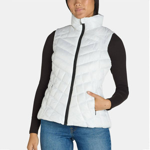 Chaleco acolchado de invierno para mujer, chaqueta sin mangas con logotipo personalizado, suministro al por mayor de fábrica - Product Image 6