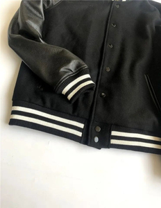 Veste en toile respirante brodée personnalisable pour homme, veste de style universitaire de haute qualité, vêtement décontracté standard pour l'hiver - Product Image 4
