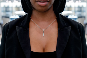 VVS Moissanite Customize Sterling Silver Knife Pendant Iced Out Pass Diamond <b>Tester</b> Pendant Women Jewelry Knife Charms Pendant - Product Image 5