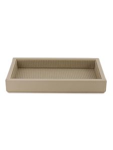 Luxe Craft Plateau de service en similicuir sophistiqué pliable fonctionnel pour la vaisselle de salle de bain Mélange parfait Praticité de luxe - Product Image 4