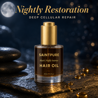 Sérum capillaire de luxe OEM à la truffe noire pour cheveux abîmés et fragilisés, réparation intense et protection thermique 30ml, marque privée, vente en gros en vrac
