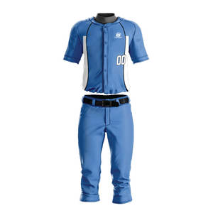 Conjunto de Uniforme de Béisbol Personalizado con Diseño a Medida para Equipos Juveniles en Tela Ligera que Absorbe la Humedad - Product Image 1
