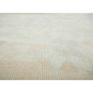 Alfombras de Lana Anudadas a Mano Aalam, Rojas y Naranjas con Patrones Florales y Abstractos, Rectangulares de 9x12 para Sala de Estar y Dormitorio, Pae-789 - Product Image 3