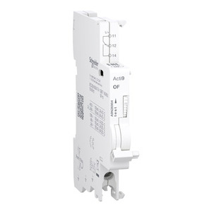 Contattore inferiore Schneider Electric A9N26904 Acti9 con contatto ausiliario 1 C/O da 100mA a 6A, 24VAC, 415VAC, 24VDC, 130VDC - Product Image 1