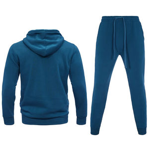 Haute qualité 100% coton impression personnalisée Jogging survêtement unisexe hommes survêtement survêtement survêtement pantalon de survêtement à capuche ensemble - Product Image 2