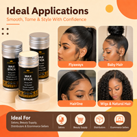 Fabricant de bâtons de cire capillaire à marque privée avec une tenue forte pour les perruques et les cheveux naturels