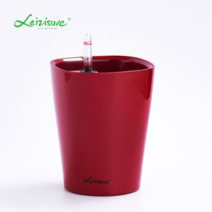 सस्ते छोटे मिनी खिड़की स्वयं पानी के लिए प्लास्टिक के फूल के बर्तन फूलदान सजावट - Product Image 3