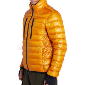 Parka d'été personnalisée pour hommes et femmes vêtements en gros veste bouffante coupe-vent décontractée tissu de toile style de rue pour l'hiver - Product Image 3