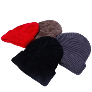 หมวกบีนนี่ถักลายเรียบสำหรับฤดูหนาว ปักโลโก้ตามสั่ง ผ้าอะคริลิกนุ่ม สำหรับผู้ชายและผู้หญิง 2026 - Product Image 4