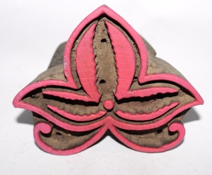 Sellos de bloque de madera con diseño en espiral para impresiones decorativas - Product Image 6