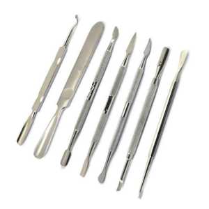 Herramienta de manicura y pedicura de acero inoxidable para el cuidado de las uñas, empujador de cutículas, cortador, raspador para dedos - Product Image 6