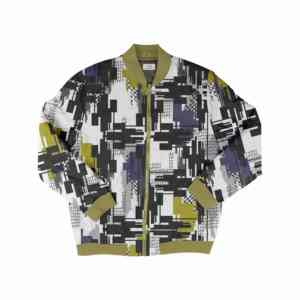 Confortable personnalisé solide imperméable coupe-vent fermeture à glissière col montant hiver teint traitement avant vol Bomber veste - Product Image 3