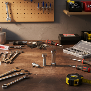 कस्टम उच्च शक्ति स्टेनलेस स्टील/एल्यूमीनियम सादे सीधे बुनाई सिर सॉकेट स्ket slined कंधे बोल्ट मशीन - Product Image 3