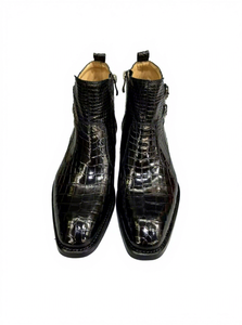 Men's Fashionable for Upper <b>Boots</b>-Black Winter Best-selling Casual Business Style Knee-<b>High</b> Thermal Leather Outsole <b>Boots</b> - Product Image 2