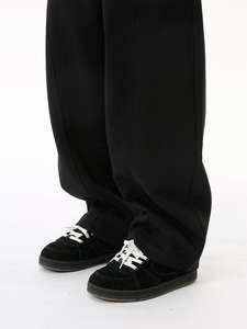 Pantalons de survêtement d'hiver pour hommes, décontractés, taille mi-haute, poids lourd, coupe ample, jambe large, style vintage, délavage acide, streetwear, polyester et coton - Product Image 5