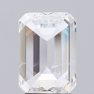 Diamante Cultivado en Laboratorio, Corte Esmeralda, 4.6 Ct, Color F, Claridad SI1, Perforado con Láser, Certificado IGI para Joyería - Product Image 2