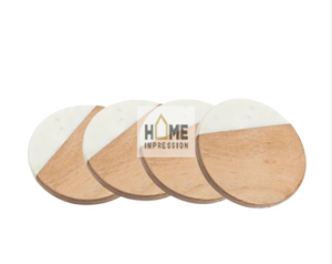 Exclusive Quality <b>Marble</b> <b>Coasters</b> Handmade Heat Resistant Eco-Friendly Customizable for Home Hotel Restaurant Use Carton - Product Image 1