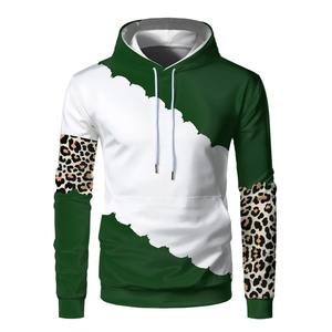 Sudadera con capucha personalizada con estampado 3D Tie Dye para mujeres y hombres, diseño bordado frontal de talla grande, sublimación de otoño e invierno en blanco - Product Image 2