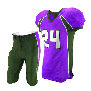 Uniformes personnalisés de football américain pour jeunes, nom de l'équipe, taille XL, technique de sublimation à bas quantité minimale de commande, bon marché, nouveauté 2025 - Product Image 2