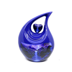 โกศฌฌาปนกิจศพอลูมิเนียมหยดน้ำตาสำหรับขี้เถ้าของ100% โลโก้แบบปรับแต่งได้ - Product Image 1