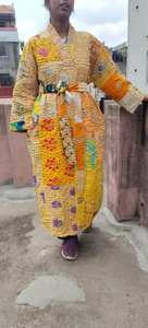 ชุดกิโมโนผ้าฝ้ายทำมือสไตล์อินเดียสำหรับผู้หญิงและผู้ชายชุดคลุมอาบน้ำสไตล์ญี่ปุ่นชุดกิโมโนสำหรับทำงานของขวัญ - Product Image 4