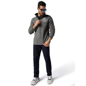 Chaqueta Polar Técnica de Invierno para Hombre con Logotipo Personalizado del Fabricante, Chaqueta Casual con Media Cremallera, Cortavientos, Impermeable, Bordada - Product Image 2