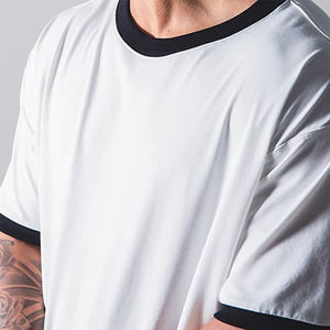 Camiseta Básica de Algodón para Hombre, Cuello Redondo, Cómoda, Proveedor Mayorista - Product Image 5