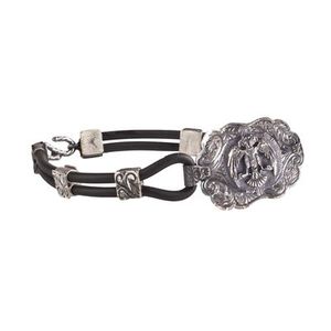 Brazalete Envolvente para Hombre con Diseño de Águila Otomana en Plata Tibetana Grabada a Mano, Accesorio de Moda - Product Image 3