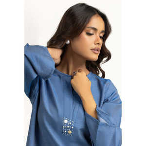 Conjunto Casual de Dos Piezas IPST-44808, Tela Twill Teñida, Tallas XXS a 3XL, Sin Cuello, Shorts, para Verano - Product Image 6