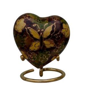 Urna Conmemorativa para Adultos con Diseño Elegante para Guardar Cenizas, Urna Conmemorativa de Aluminio en Forma de Corazón, Urna Funeraria de Metal Más Vendida - Product Image 6